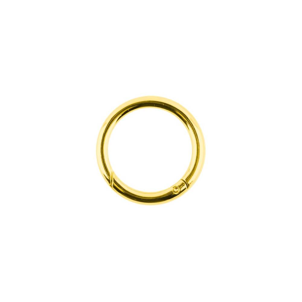 Ring-carabiner for bags gold 3.3*2.5 cm