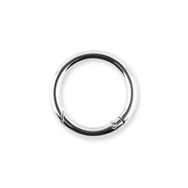 Ring-carabiner for bags silver 3.3*2.5 cm