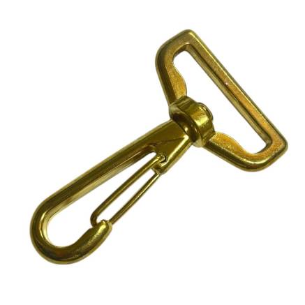 Carabiner for bags swivel gold 2.5 cm