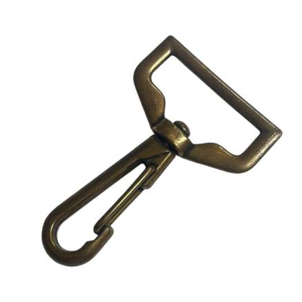 Swivel bag hook bronze 2.5 cm