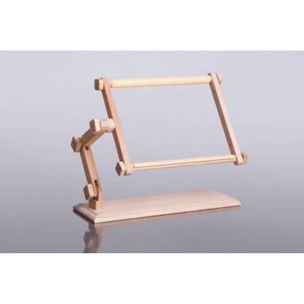 Wooden tabletop embroidery machine Penguin with hoop 20x24 cm, Arabesque