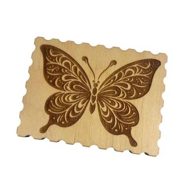 Pincushion with magnet, Butterfly