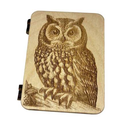 Pincushion with magnet, Owl