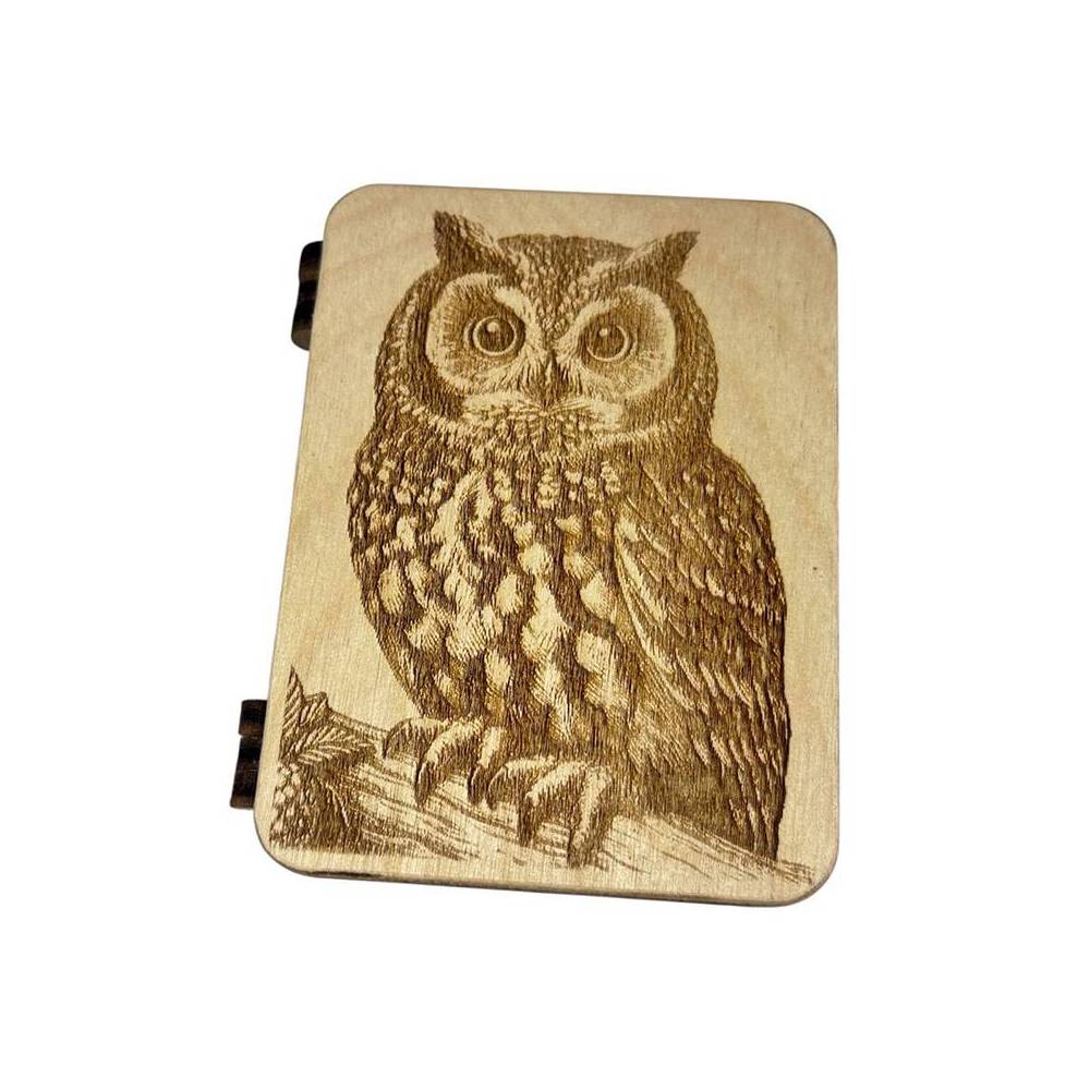 Pincushion with magnet, Owl