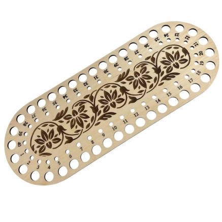 Floss organizer with 40-hole needle parking