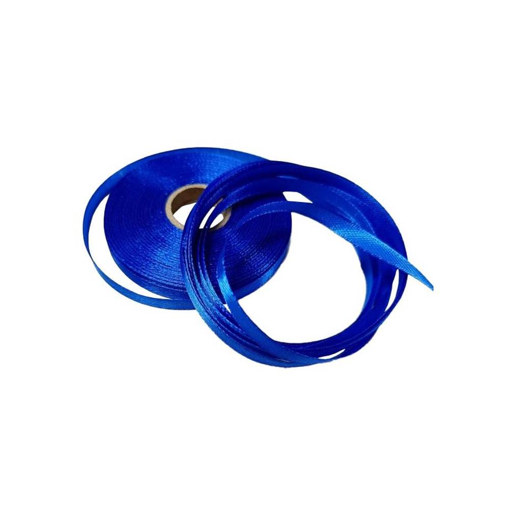 Satin ribbon, 0.5 cm, electrician (23)