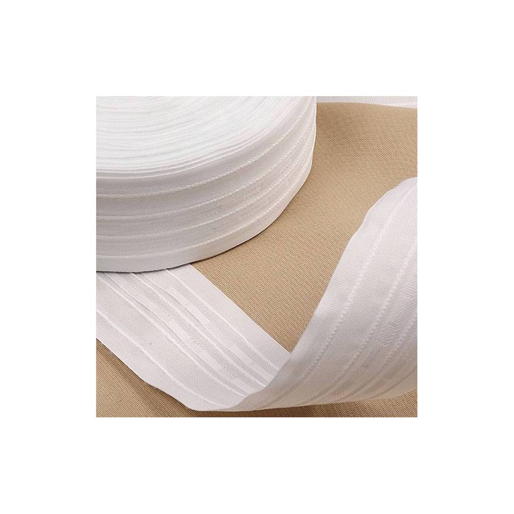 Curtain tape 6 cm, cotton, 1 meter