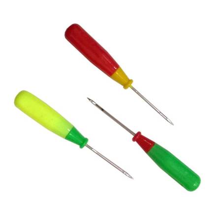 Awl with a needle eye