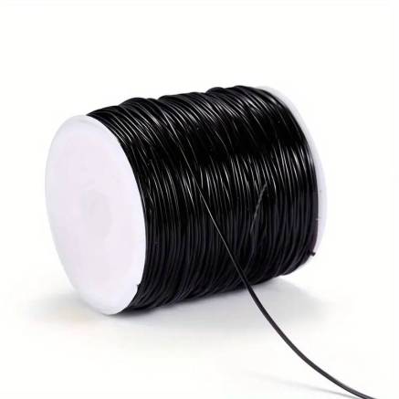 Silicone cord 1.3mm - black