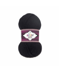 Yarn Alize Superwash Comfort black (60)