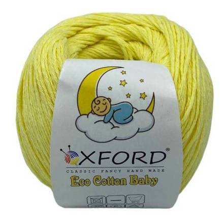 Пряжа Oxford  Eco Cotton Baby желтый