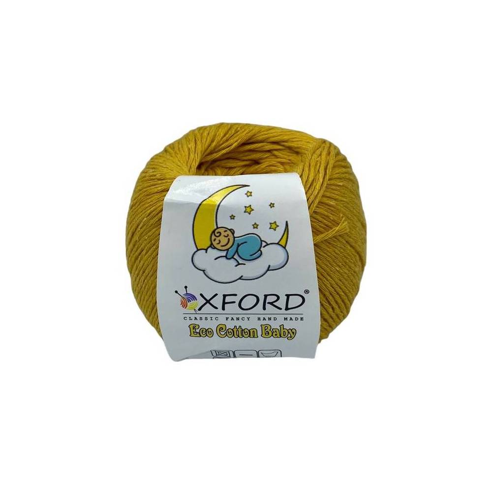 Пряжа Oxford Eco Cotton Baby гірчиця
