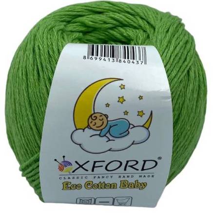 Пряжа Oxford  Eco Cotton Baby зеленый весенний