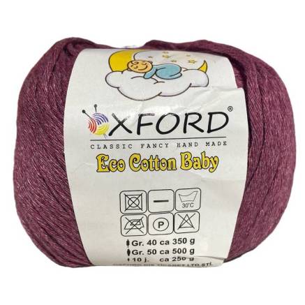 Пряжа Oxford  Eco Cotton Baby сливовый