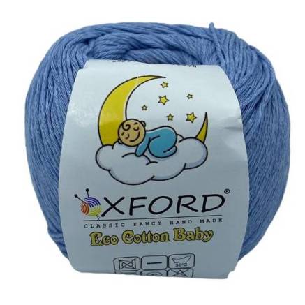 Пряжа Oxford  Eco Cotton Baby голубой