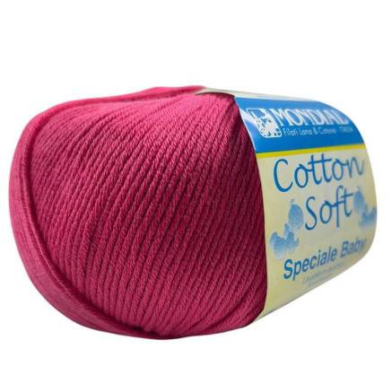 Пряжа Cotton Soft ярко-розовый , Mondial (0121)