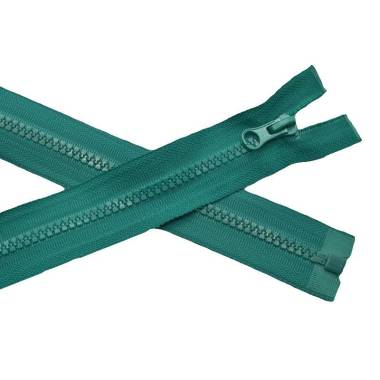 Zipper T5, 60 cm, nylon, dark turquoise