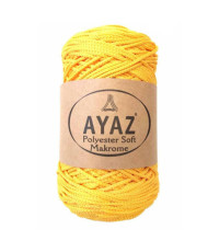 Polyester Soft Makrome AYAZ cord, yellow (1184)