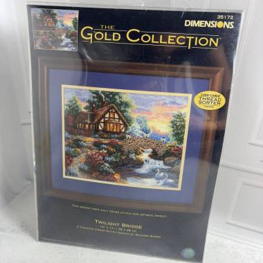 Cross Stitch Kit - Twiligh Bridge , Dimensions (35172)  USA