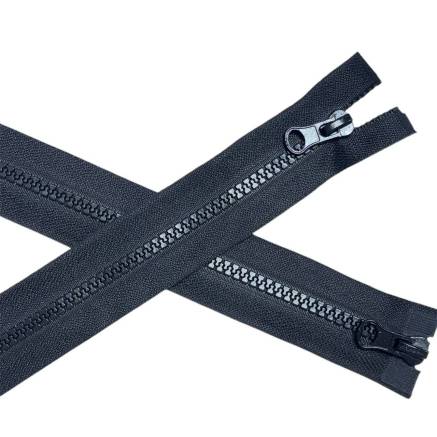 Zipper for clothes T5, 110 cm, black (2 runners)