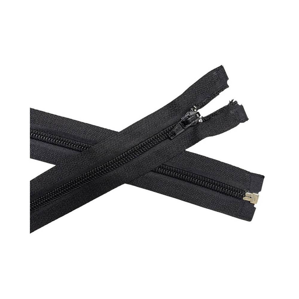 Zipper for clothes T7, 90 cm, black