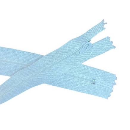 Zipper T3, 50 cm, nylon, white