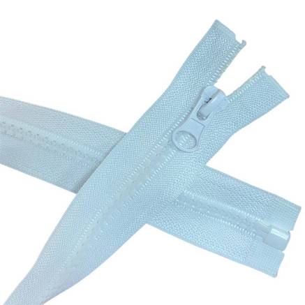 Zipper T5, 50 cm, nylon, white