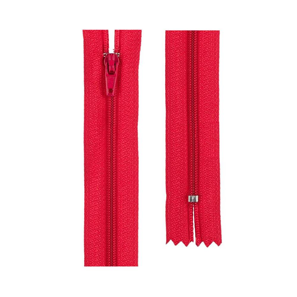 Zipper T3, 20 cm, nylon, red Zipper T3, 20 cm, nylon, red