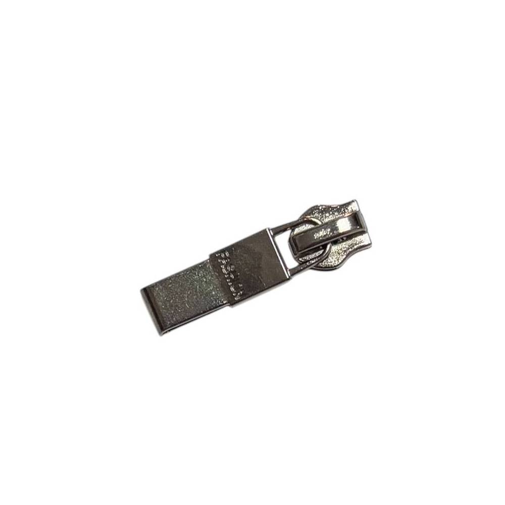 Shoe zipper puller №7 spiral dark nickel