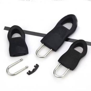 Replacement zipper puller 2.5 cm - black