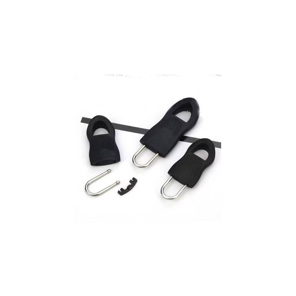 Replacement zipper puller 3.4 cm - black