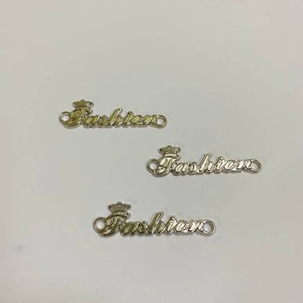 Pendant "Fashion" 4*0.7 cm silver
