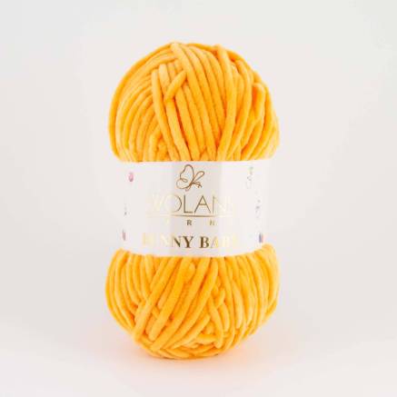 Пряжа Wolans Yarns Bunny Baby манго (10043)