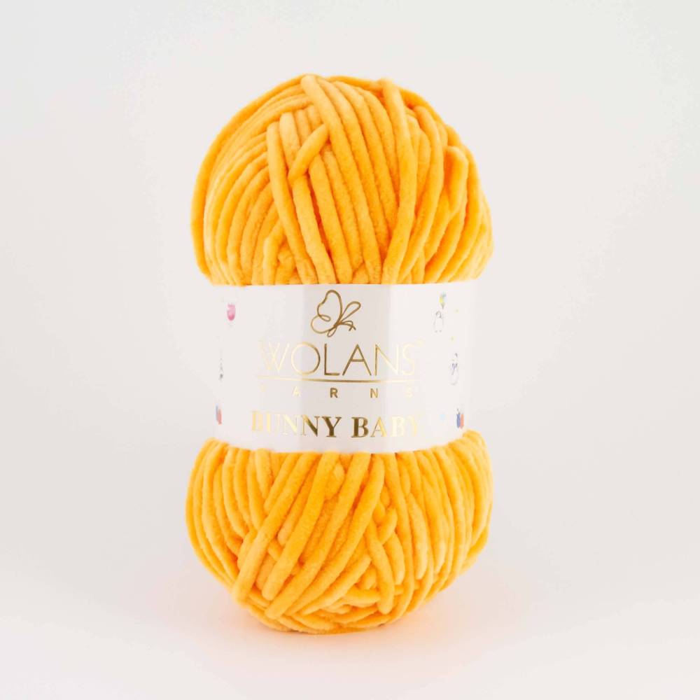 Пряжа Wolans Yarns Bunny Baby манго (10043)