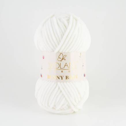 Пряжа Wolans Yarns Bunny Baby перлинний (10071)