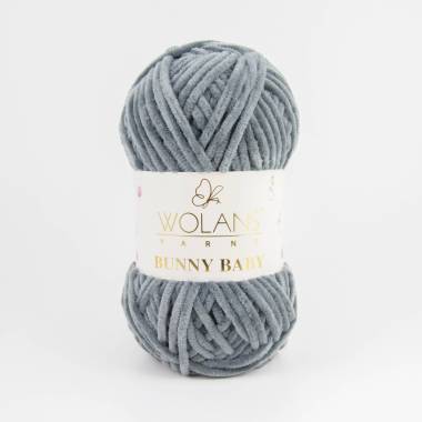 Пряжа Wolans Yarns Bunny Baby серый (10009)