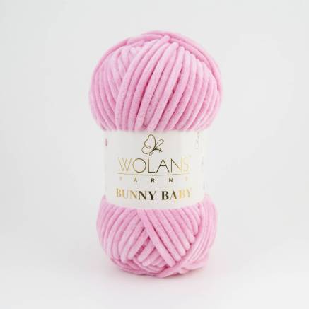 Пряжа Wolans Yarns Bunny Baby темно-розовый (10006)