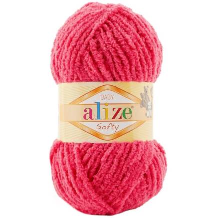 Пряжа Alize Softy фуксия (798)