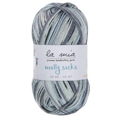 Sock yarn La Mia Woolly Socks multicolor (L01)