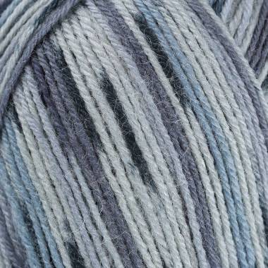 Пряжа носочная La Mia Woolly Socks мультиколор (L01)