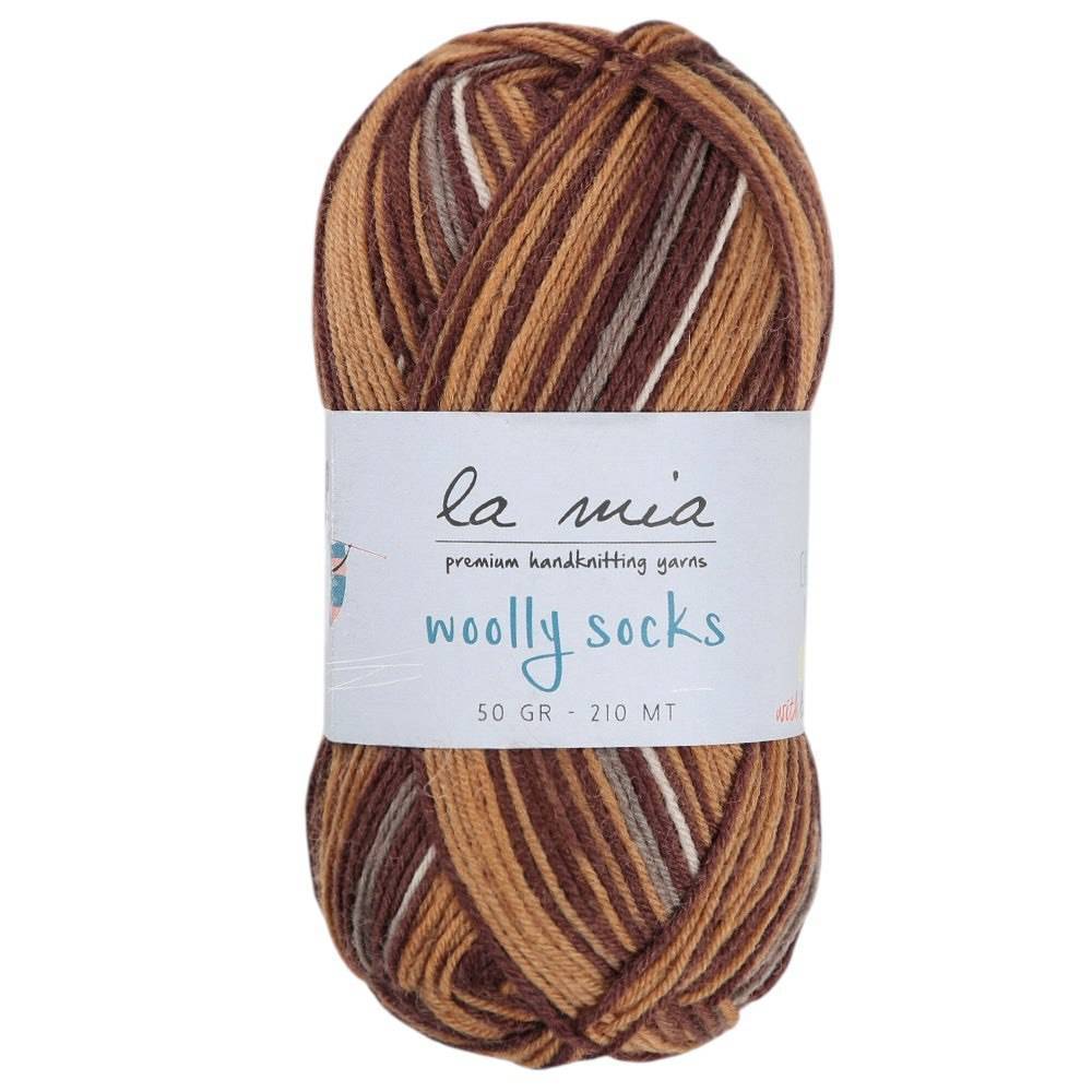 Sock yarn La Mia Woolly Socks multicolor (L09) Sock yarn La Mia Woolly Socks multicolor (L09)
