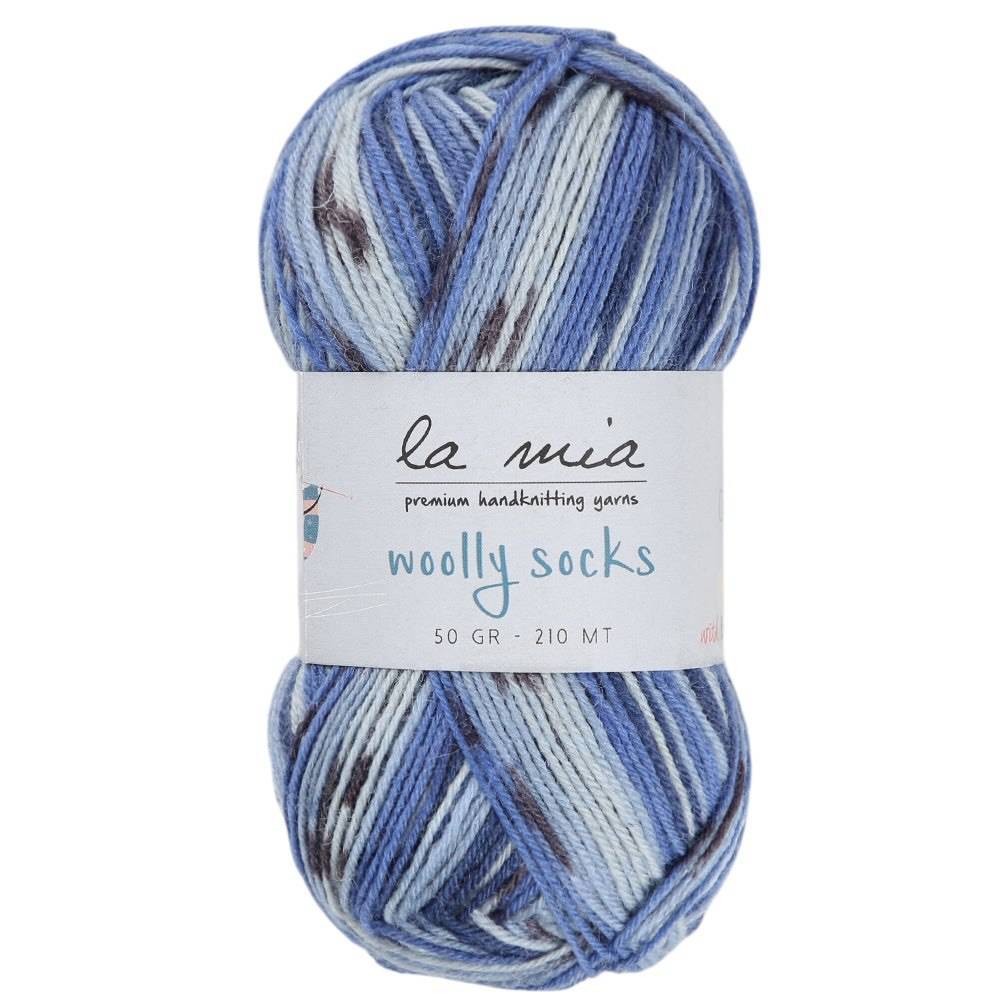Sock yarn La Mia Woolly Socks multicolor (L10) Sock yarn La Mia Woolly Socks multicolor (L10)