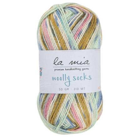 Sock yarn La Mia Woolly Socks multicolor (L11)