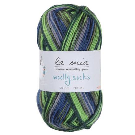 Sock yarn La Mia Woolly Socks multicolor (L12)