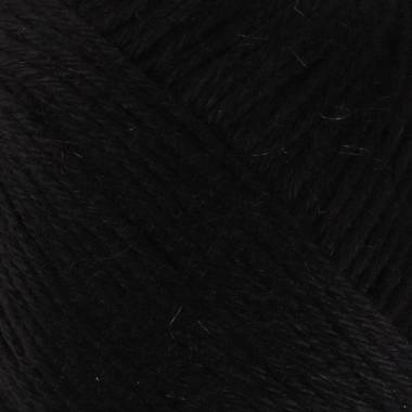 Пряжа La Mia Angora, черный (L006)
