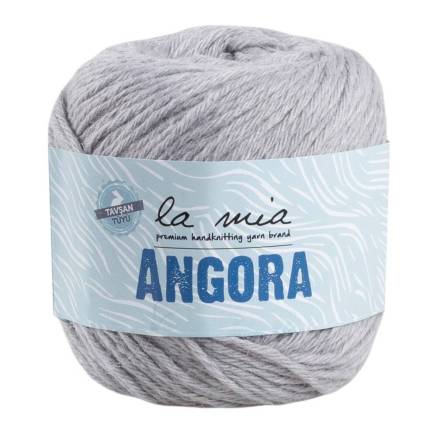 Пряжа La Mia Angora, светлый серый (L047)