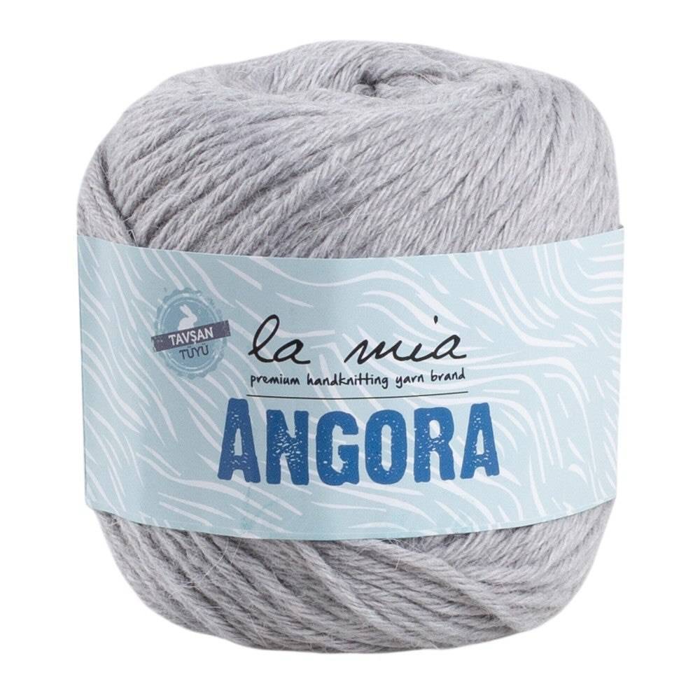 Пряжа La Mia Angora, світлий сірий (L047)