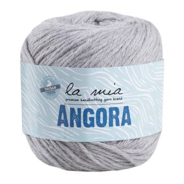 Пряжа La Mia Angora, світлий сірий (L047)