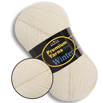 Пряжа Premium Yarns Winter, сливочный (615)