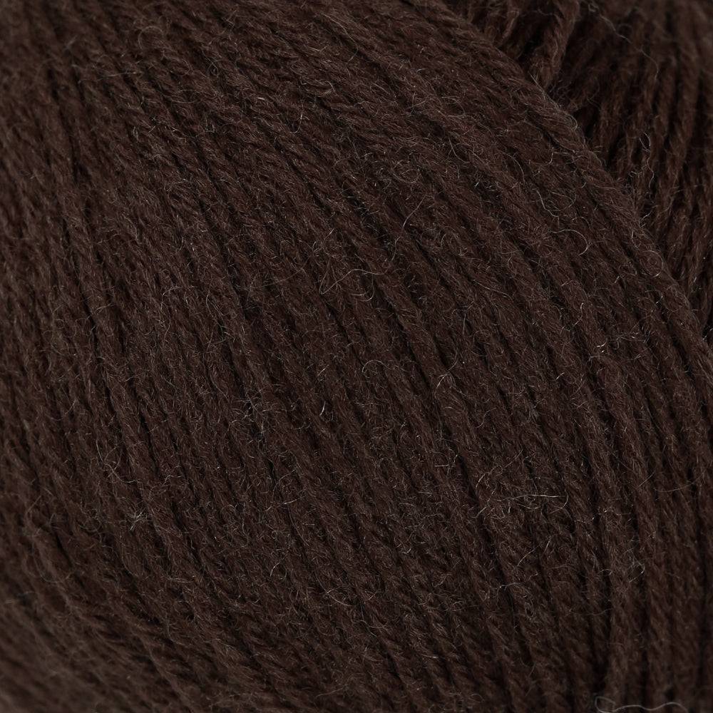Merino wool yarn  La Mia Merino, chocolate (L007)